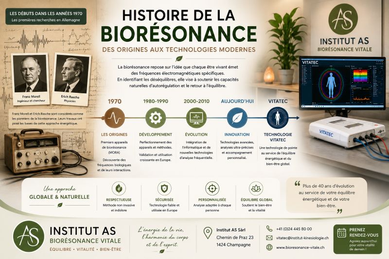 Histoire de la biorésonance - Institut AS Histoire de la biorésonance depuis ses origines jusqu'aux technologies modernes utilisées aujourd'hui.
